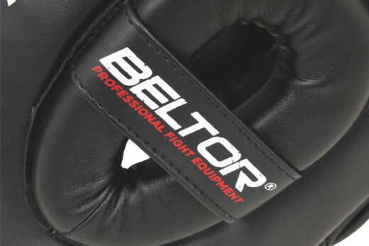Kask bokserski treningowy ochraniacz głowy GUARDIAN Beltor - czarno/biały