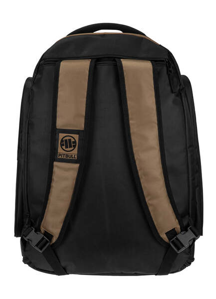 PIT BULL large &quot;Hilltop&quot; backpack - black/brown