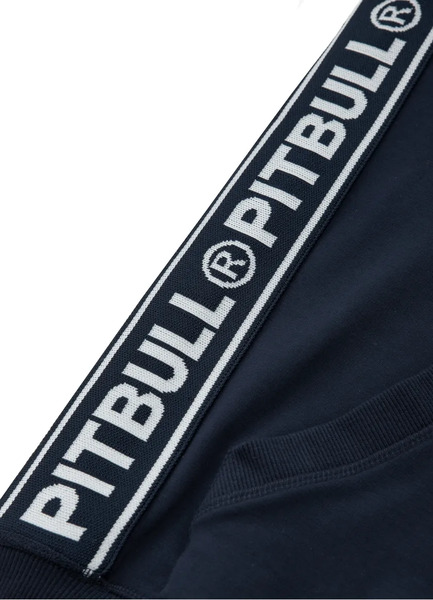 PIT BULL French Terry &quot;Lotus&quot; &#39;23 zip-up hoodie - navy blue