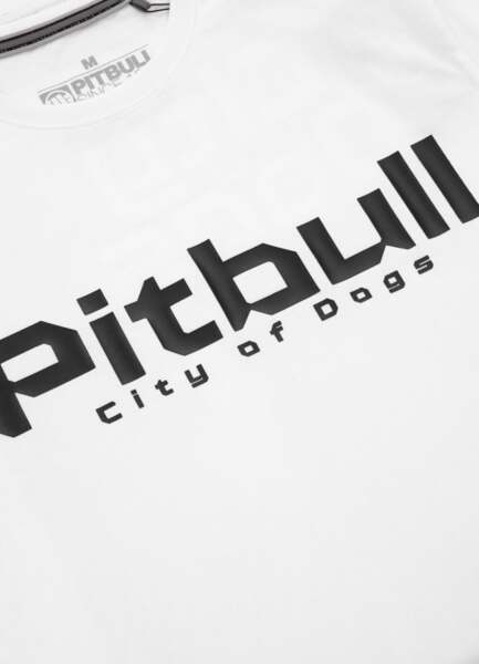 Koszulka PIT BULL "CITY OF DOG" - biała