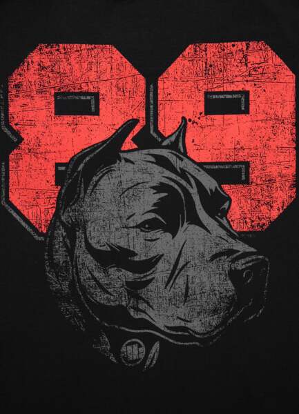 Koszulka PIT BULL "DOG 89" - czarna