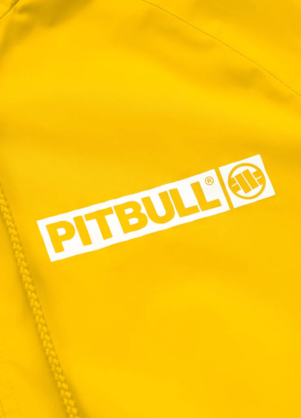 Kurtka wiosenna PIT BULL "Athletic Logo" '23 - żółta