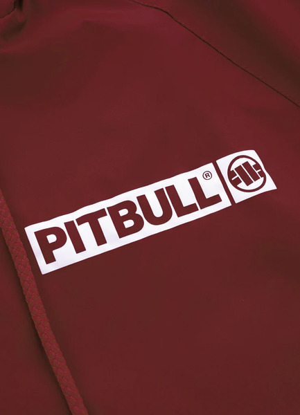 Kurtka wiosenna PIT BULL "Athletic Logo" '23 - bordowa