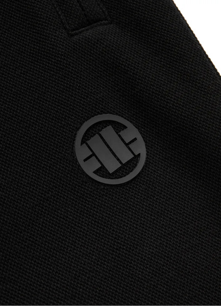 Spodnie dresowe PIT BULL "Pique Logo" - czarne