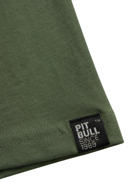 Koszulka PIT BULL "Hilltop" 140 - oliwkowa