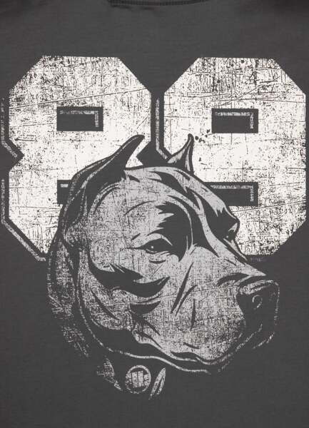 Koszulka PIT BULL "DOG 89" - grafitowa