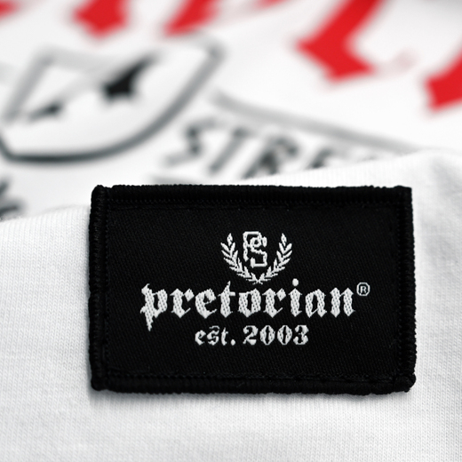  Koszulka Pretorian "Strength" - biały/czerwony