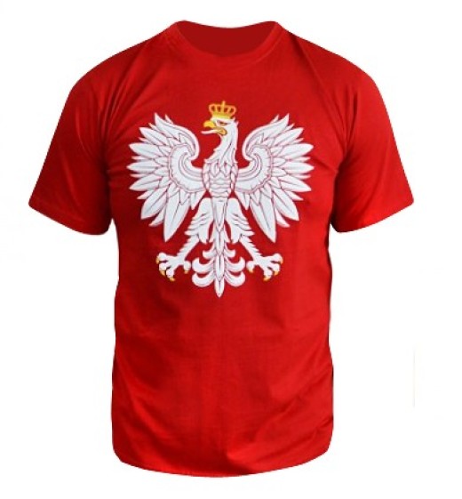Koszulka Aquila - "Orzeł - czerwona" 
