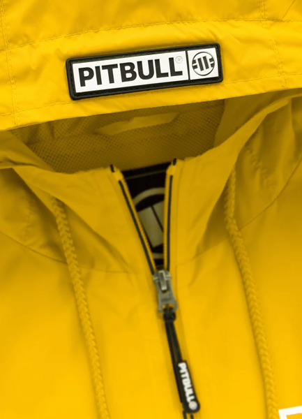 PIT BULL &quot;Athletic Logo&quot; spring jacket &#39;23 - yellow