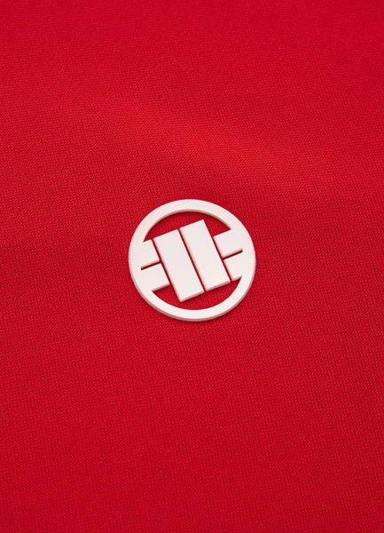 Bluza rozpinana PIT BULL Oldschool "New Logo" - czerwona