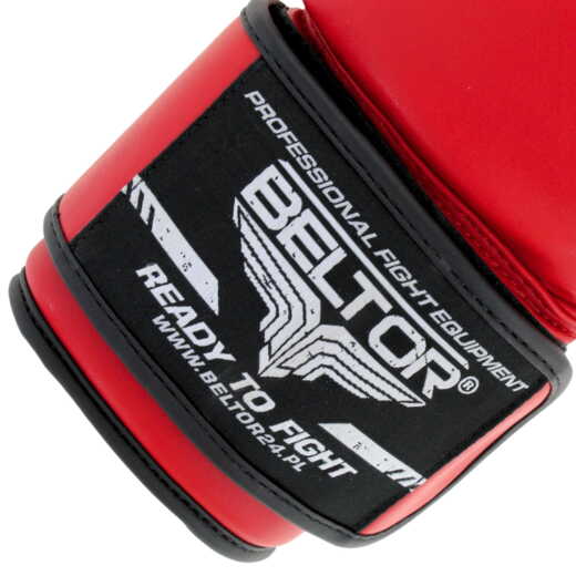 Rękawice bokserskie Spartacus Fighter Beltor - czerwone