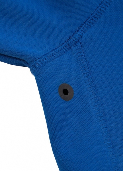 Bluza rozpinana z kapturem PIT BULL Hilltop "Harris" '22 - royal blue