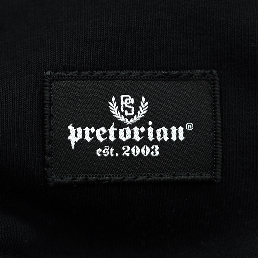 Bluza z kapturem Pretorian "Side" - czarna