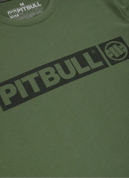 Koszulka PIT BULL "Hilltop" 140 - oliwkowa