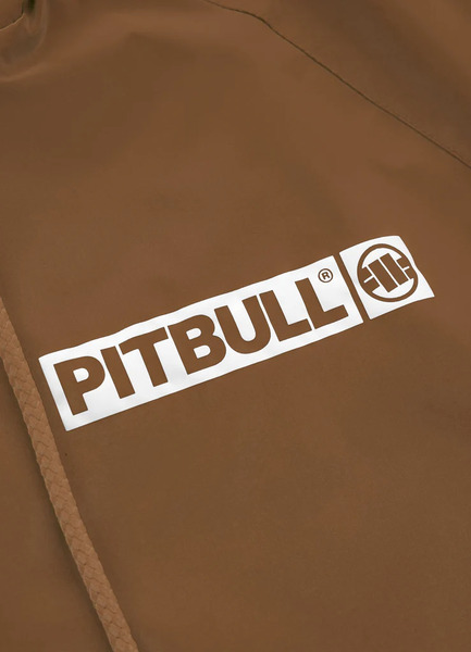 Kurtka wiosenna PIT BULL "Athletic Logo" '23 - jasnobrązowa