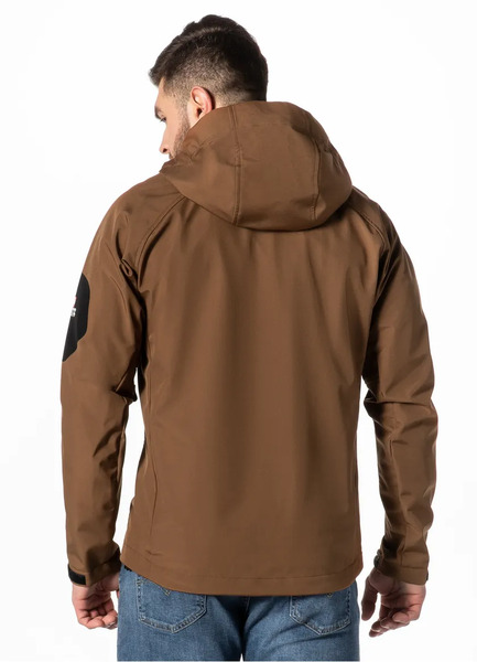 PIT BULL &quot;Rockfish&quot; &#39;23 softshell jacket - brown