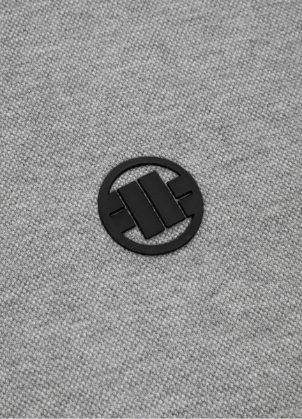 Bluza rozpinana PIT BULL "Pique Logo" - szara