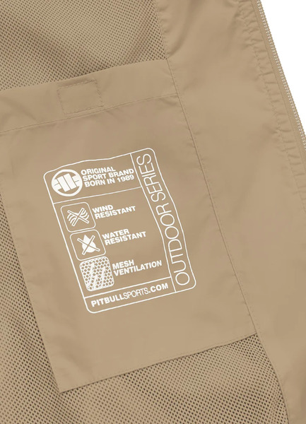 PIT BULL &quot;Athletic Logo&quot; spring jacket &#39;23 - sand