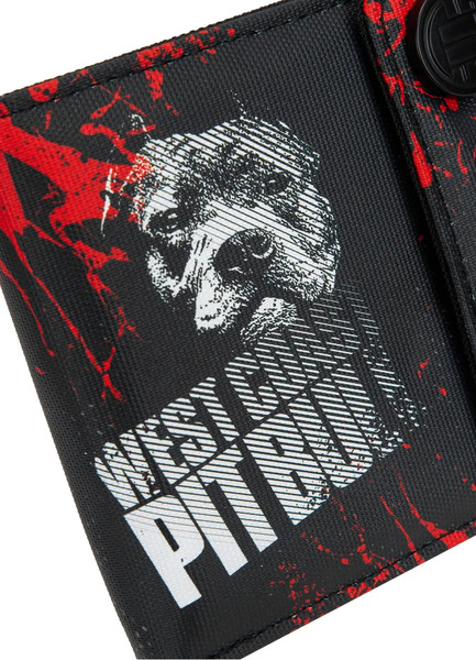 PIT BULL &quot;Aragon Blood Dog&quot; webbing wallet - black