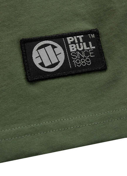 Koszulka PIT BULL "Hilltop" 170 - oliwkowa