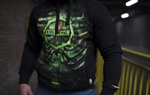 Octagon &quot;Green Demon&quot; sweatshirt with hood