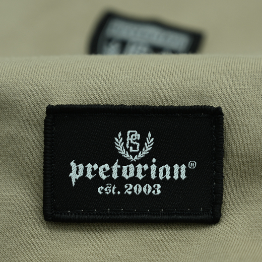 Koszulka Pretorian "Military Logo" - piaskowa