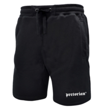 Pretorian &quot;Logo&quot; cotton shorts - black