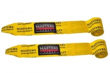 Bandaż bokserski owijki Masters 3m BBE-3-NEON - żółty