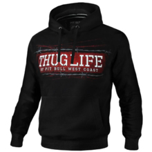 PIT BULL &quot;Thug life&quot; hooded sweatshirt - black
