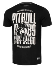 PIT BULL T-shirt &quot;San diego dog&quot; 170 - black