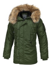 Winter jacket PIT BULL &quot;Alder&quot; - olive