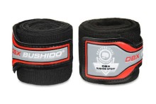 Bushido wrapping boxing bandage - 4m- black
