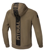 PIT BULL &quot;Hermes&quot; zip-up sweatshirt with hood - brown