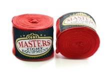 Boxing bandage, cotton wraps 5m Masters red