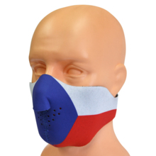 Extreme Adrenaline neoprene mask &quot;Blue / White / Red&quot; - Short