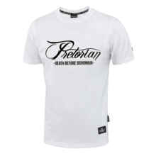 T-shirt Pretorian "Death Before Dishonour" Classic - white