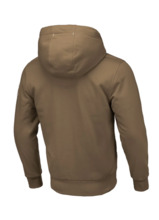 PIT BULL &quot;Sherpa Ruffin&quot; zip-up sweatshirt with hood - brown