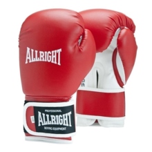 Boxing gloves ALLRIGHT POWER GEL - red