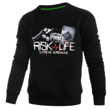 Extreme Adrenaline Sweatshirt &quot;Risk is fun!&quot;