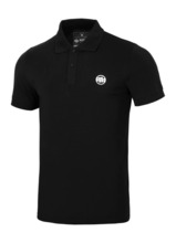 Polo shirt PIT BULL Jersey 210 &quot;Logo&quot; - black