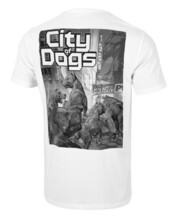 PIT BULL &quot;CITY OF DOG&quot; T-shirt - white
