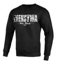 Offensive sweatshirt &quot;Strength and Honor&quot; - black