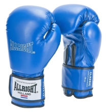 Allright Classic PU Boxing Gloves - blue