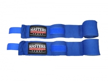  Bandaż bokserski owijki elastyczne 4m MASTERS - BBE-4 - niebieskie