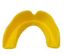 Ochraniacz na zęby szczęke pojedynczy Ring - żółty