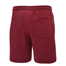 Pretorian &quot;Logo&quot; cotton shorts - maroon