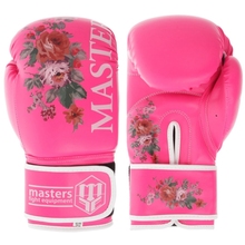 Rękawice bokserskie MASTERS RPU-FLOWER - różowe