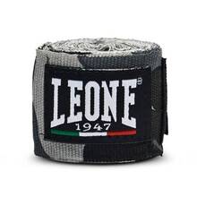 Boxing bandage wraps 3.5 m Leone - gray camo