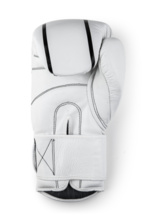 Boxing gloves RING Competition leather - white