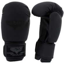 Spartacus Platinum Fighter Beltor boxing gloves - black/black